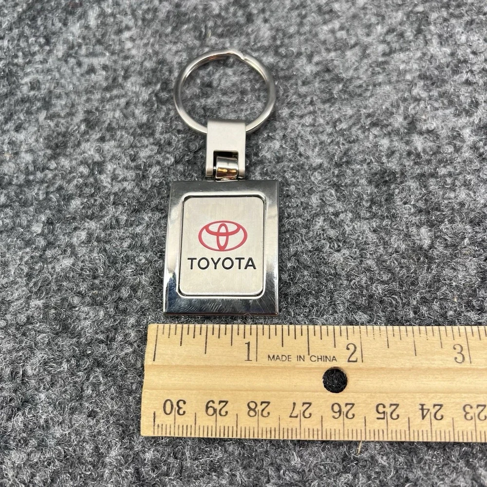 Toyota Of N Charlotte Dealership Keychain Promo Tag Stainless Steel Metal NC
